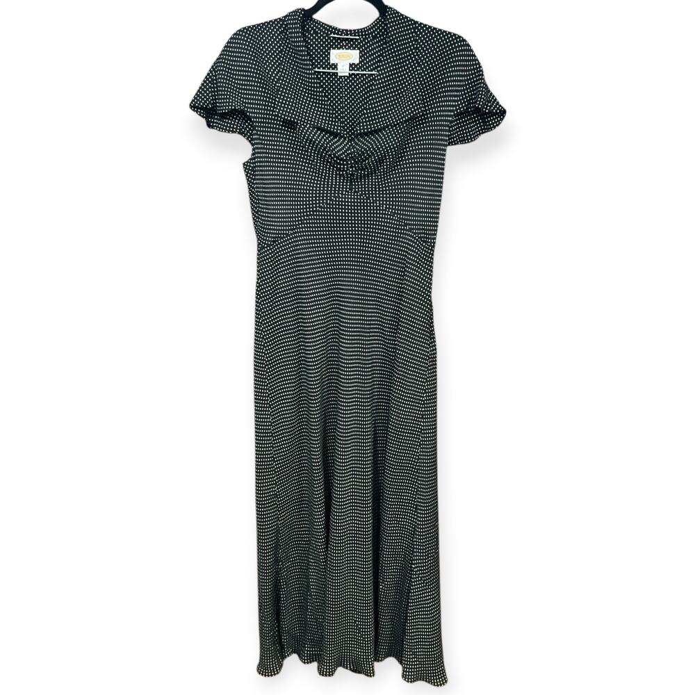 Talbots Silk Dress Women Polka Dot 10